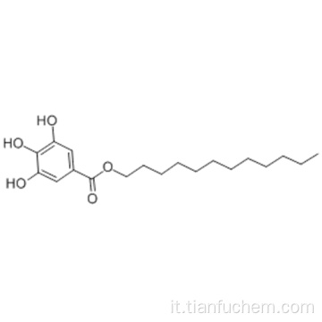 Acido benzoico, 3,4,5-triidrossi-, dodecilestere CAS 1166-52-5